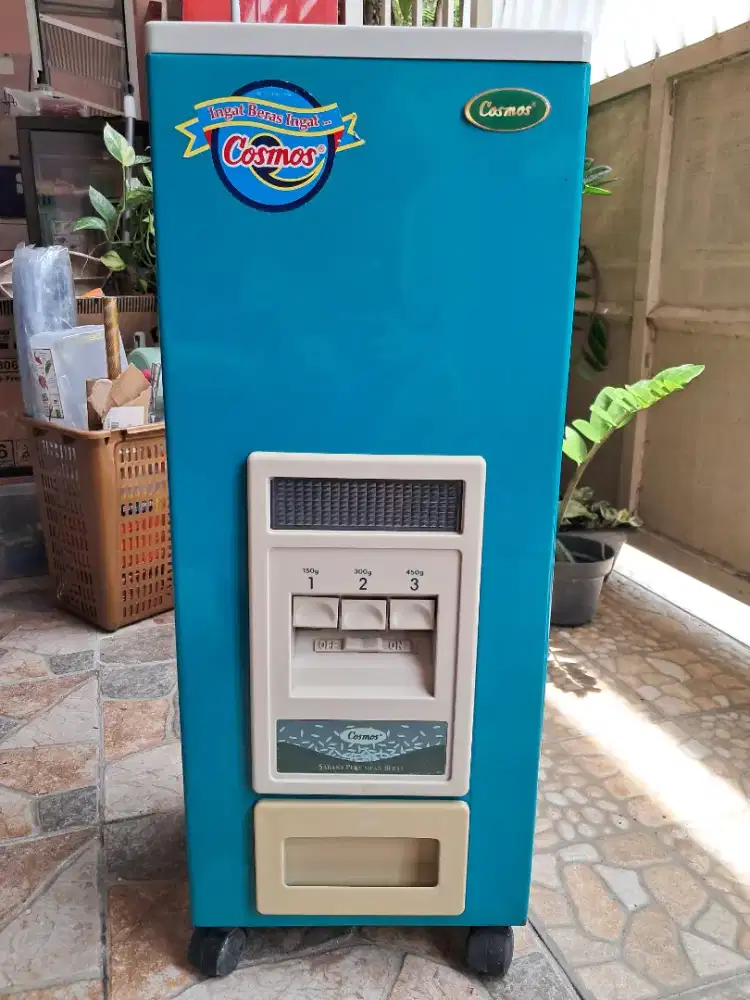 Dispenser beras jumbo Cosmos original besi 50kg