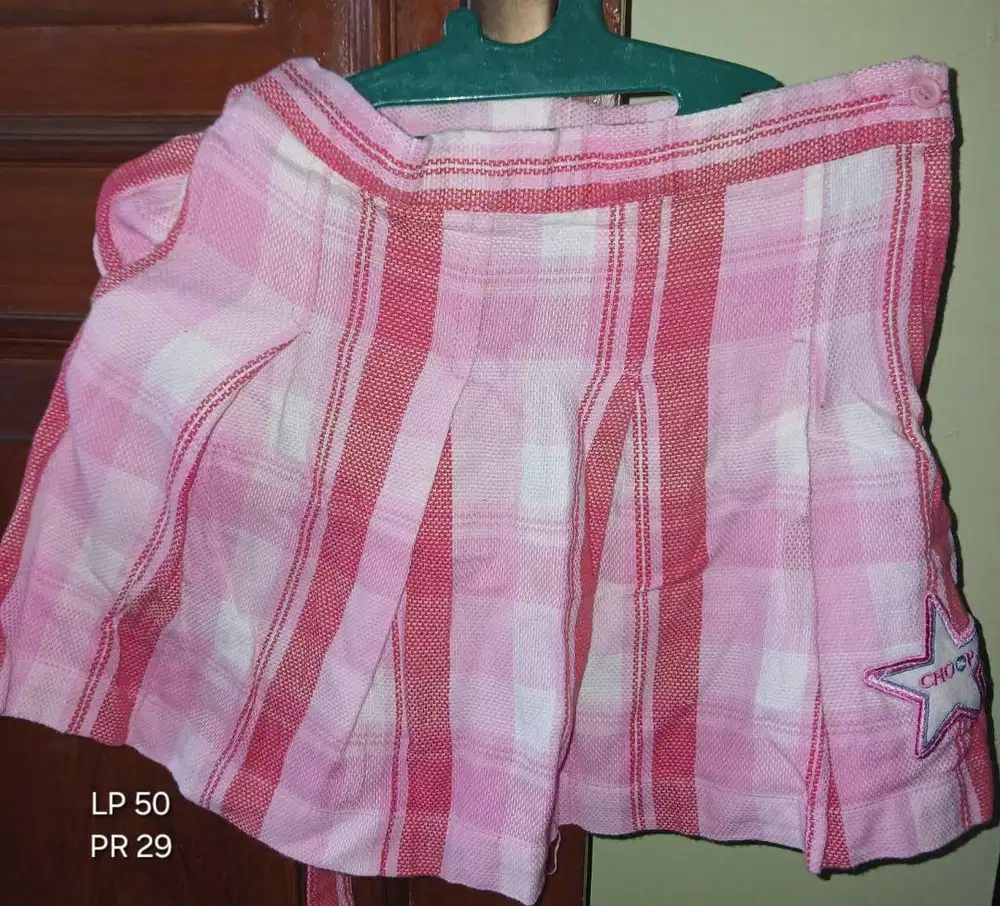 Rok Pink Pendek Anak Batita