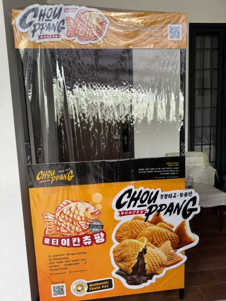 Booth semi portable (free kompor dan apron merk chouppang)