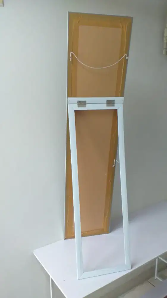 Stand mirror 120x 38 tanpa kaca bisa untuk promo banner