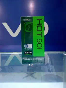 Infinix hot 50i 6/128 garansi resmi 1 tahun