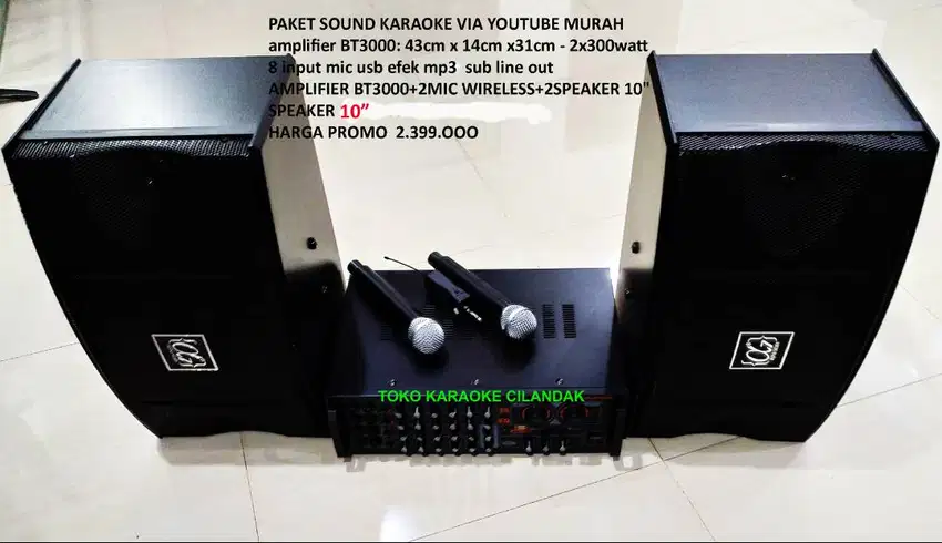 paket sound system karaoke