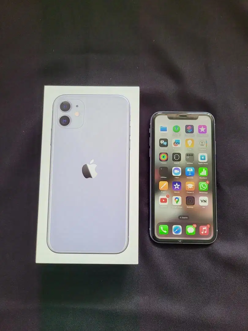 Iphone 11 purple 64GB ex ibox second good condition