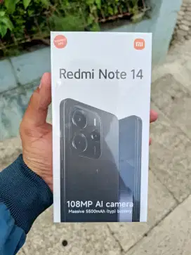 Redmi note 14 ram 8/256 baru garansi resmi