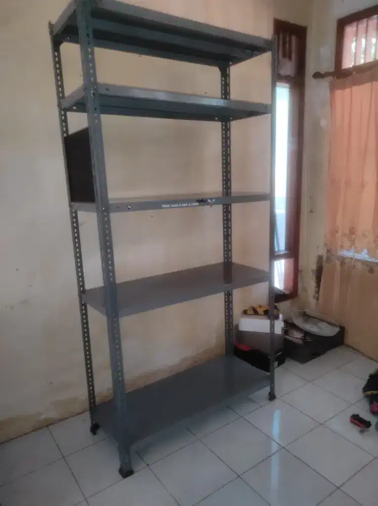 Rak besi 5 susun Uk. 40cm x 100cm x 200cm