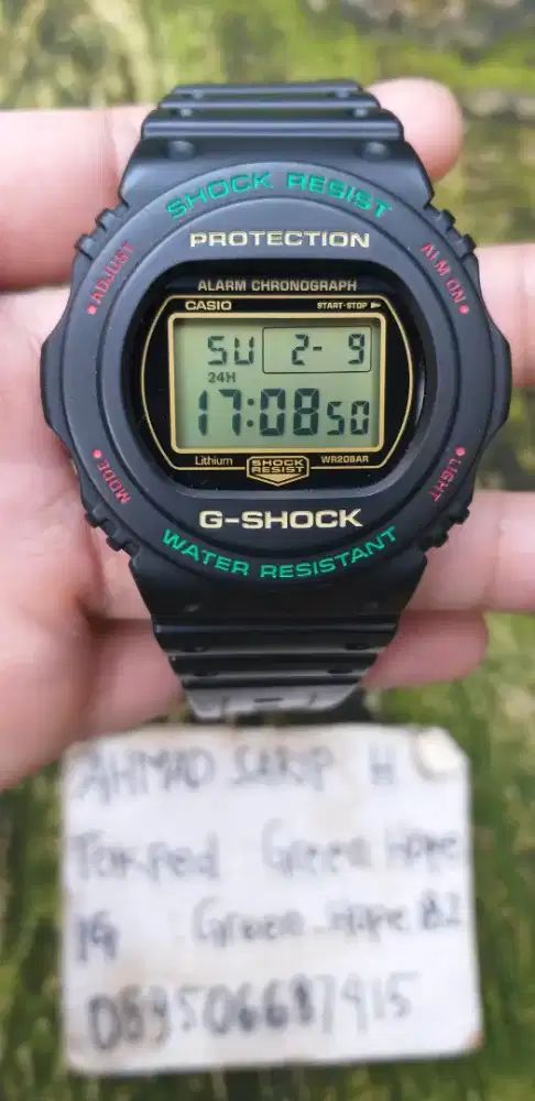 Jam tangan Baby g casio G shock DW 5700TH 1DR original watch pria men