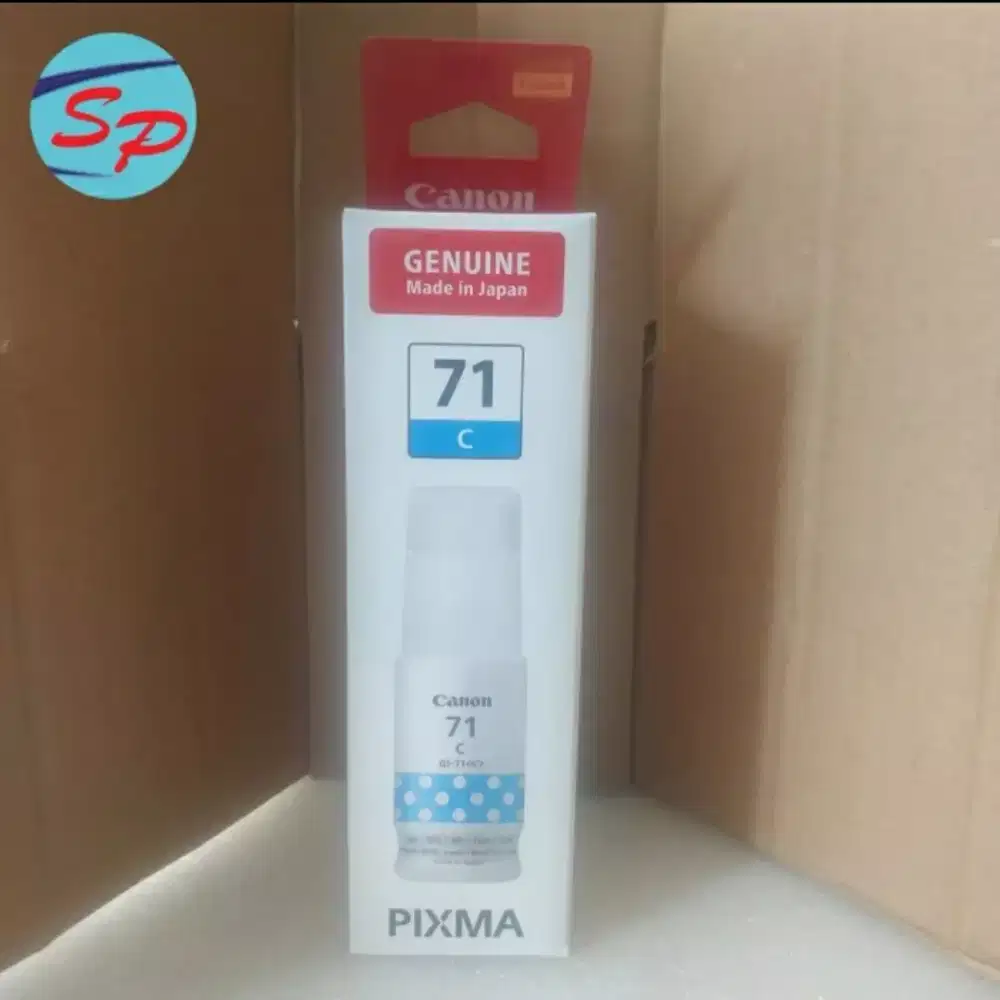 Tinta Canon 71 GI-71 Cyan Magenta Yellow Original Resmi