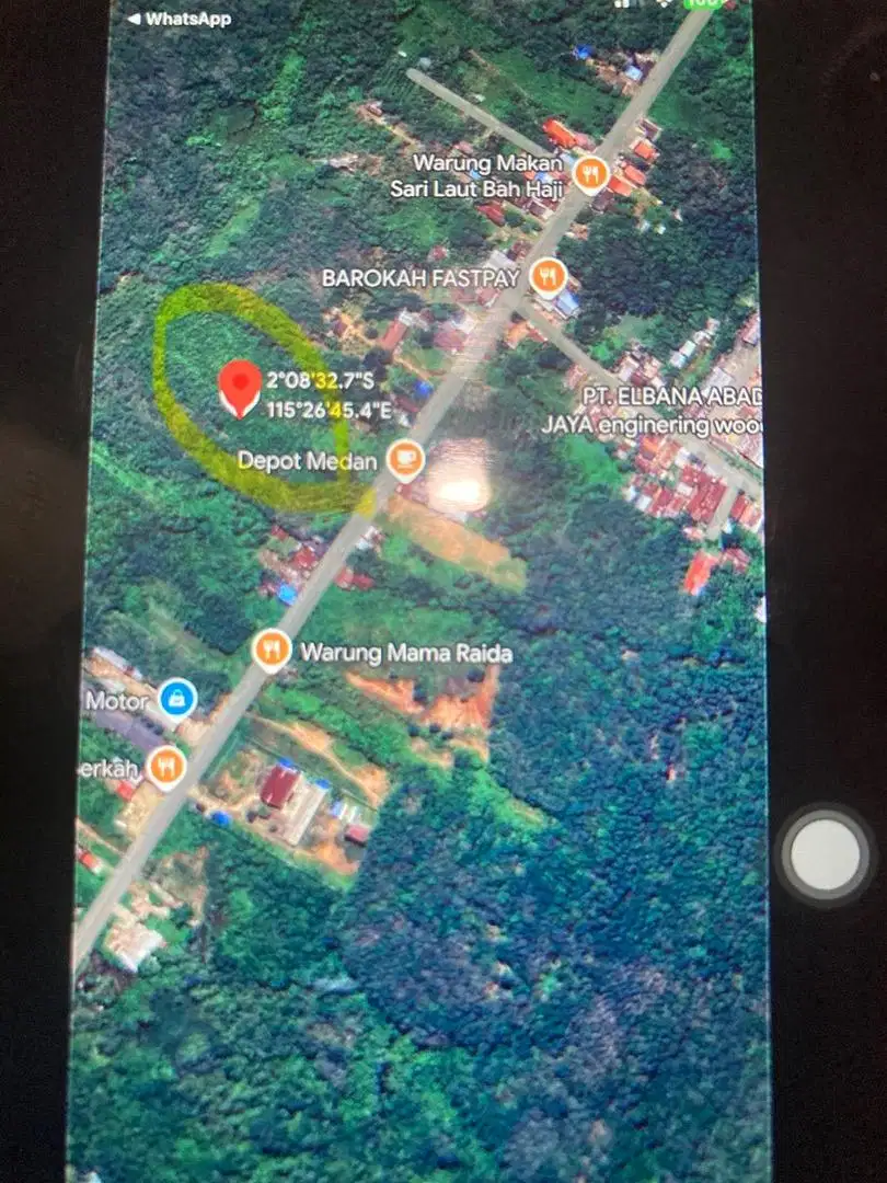 Dijual tanah di jalan raya tanjung-balikpapan