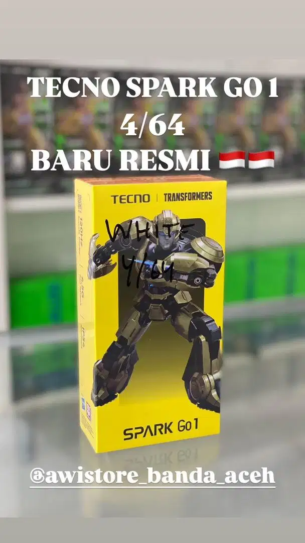 TECNO SPARK Go 1 4/64 BARU RESMI