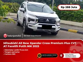 [LOW KM] Mitsubishi Xpander Cross Premium Plus CVT AT Putih 2023/2024