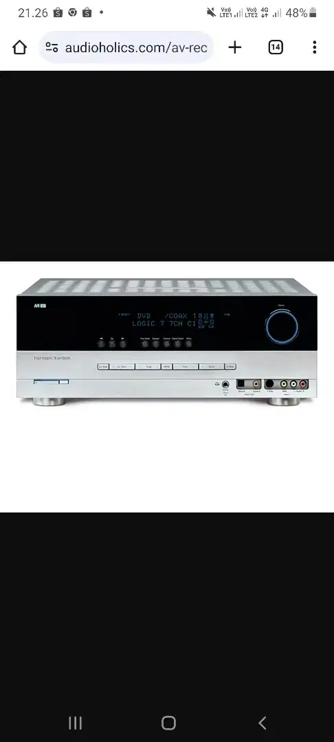 Dijual home theater harman kardon avr 347 7.1 channel 70watt