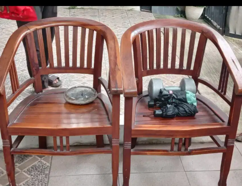 Jual kursi dan meja bahan jati kuat dan kokoh