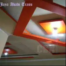 Pasang Khusus Plafon - Partisi Gypsum / PVC WIFON + Pintu Alumunium