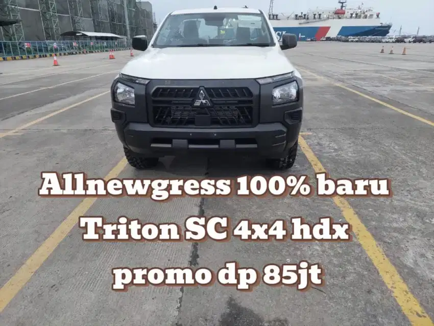 Strada triton singlecabin 4x4 type Hdx diesel 2024 wrn putih