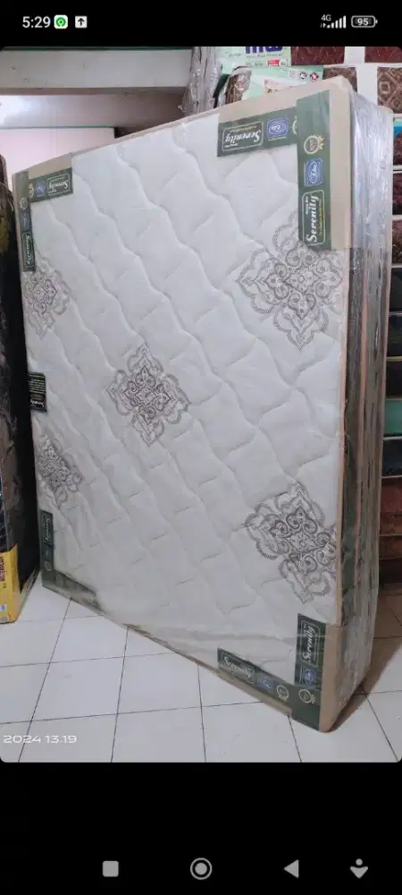 Matras Serenity Supreme springbed 160x200x32 garansi 15th