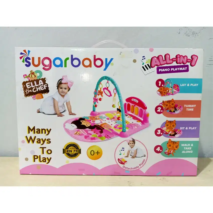 SUGAR BABY PIANO PLAYMAT SERIES ELLA THE CHEF
