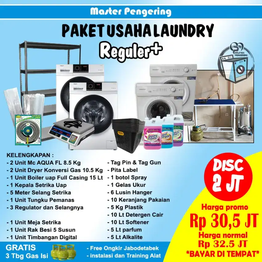 Paket Usaha Laundry Pemula