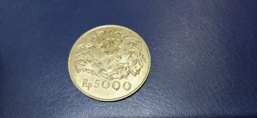 Souvenir coin / logam 5000 seri orang utan