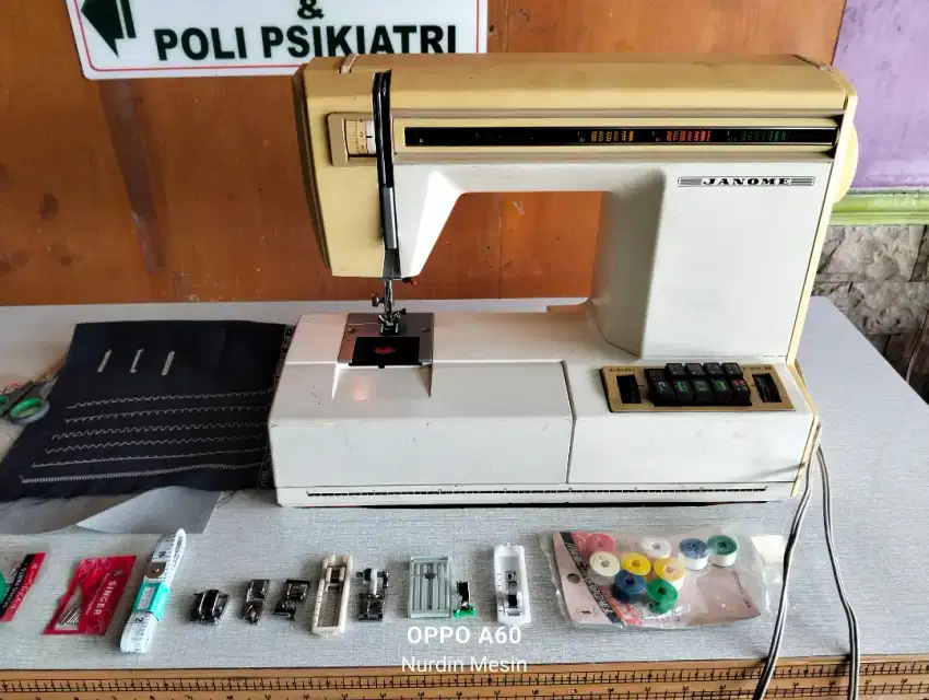 Mesin jahit Multifungsi JANOME EXCEL.20 ori Japan komplit siappakai