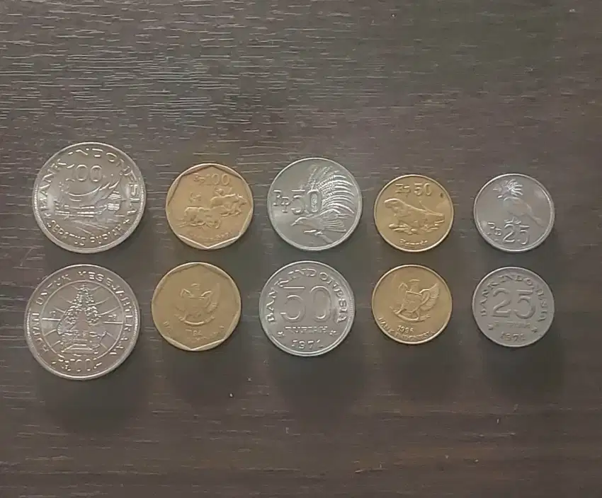 Dijual uang koin rupiah dan uang kuno Nederlandsch indie