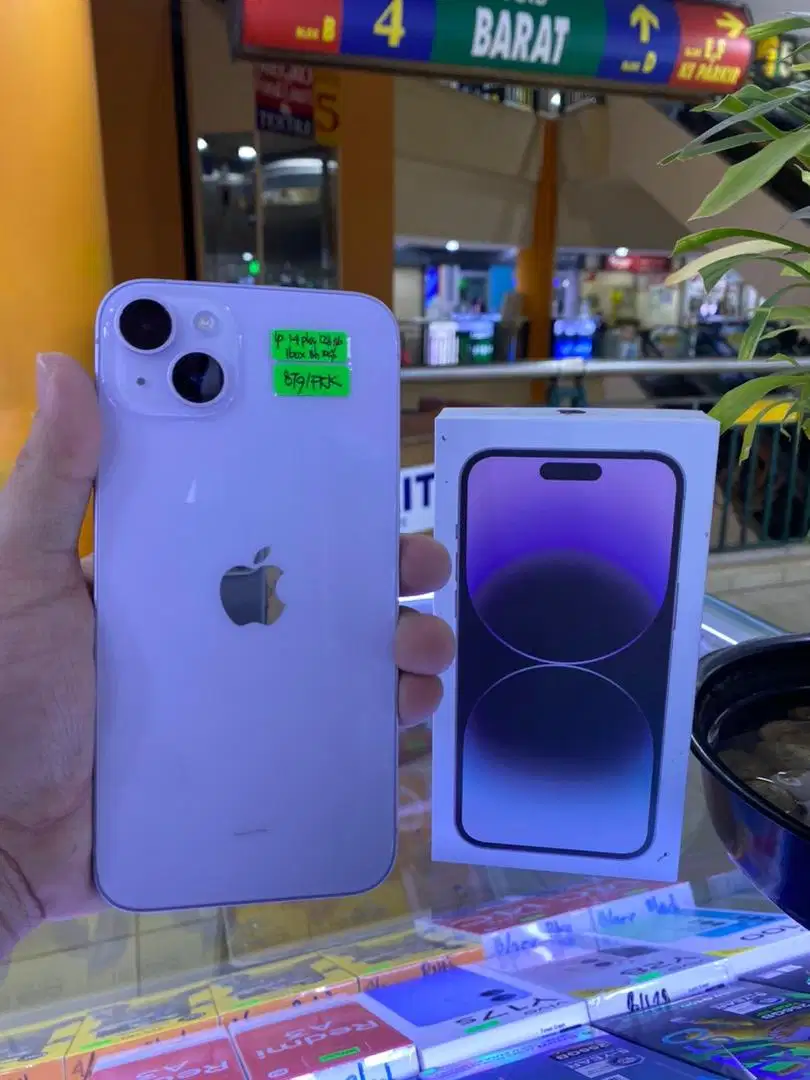 SECOND IPHONE 14 PLUS 128 IBOX KONDISI AMAN NORMAL BOSSQUH