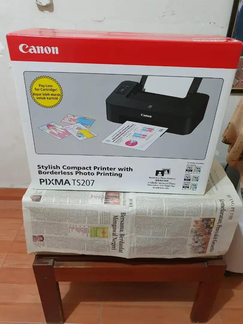 Printer Canon PIXMA TS207 Kondisi Baru Murah
