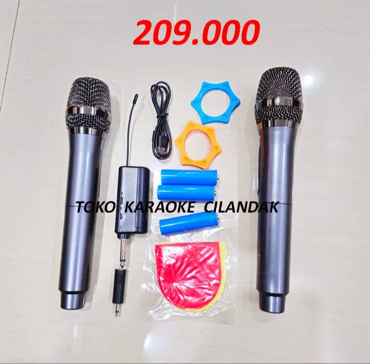 mic wireless kualitas bagus termurah 200san