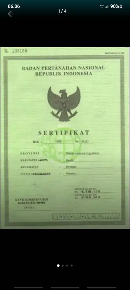 Jual murah cepat Rumah Cantik mungil, pojok/hook.