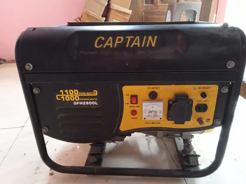 Genset merk CAPTAIN 1000 watt
