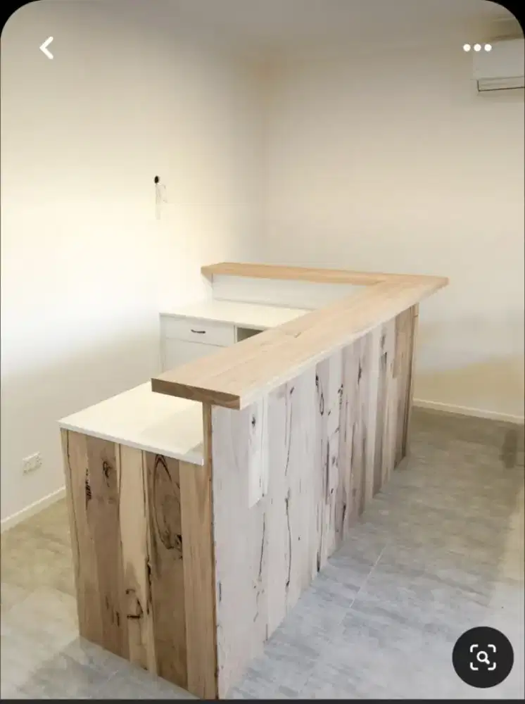 Menerima tempahan meja bar meja kasir booth gerobak meja cafe dll