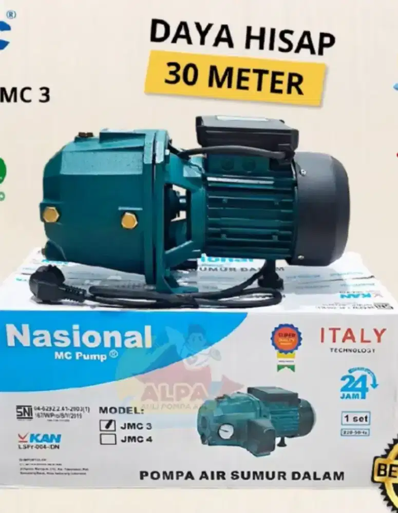 Pompa bekas kondisi baru