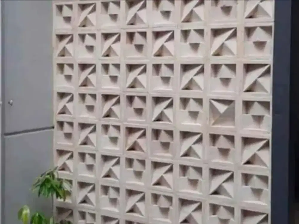 Roster dinding beton