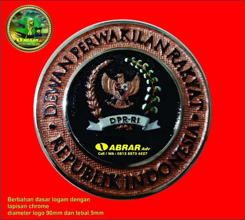 LOGO BULAT METAL / mobil