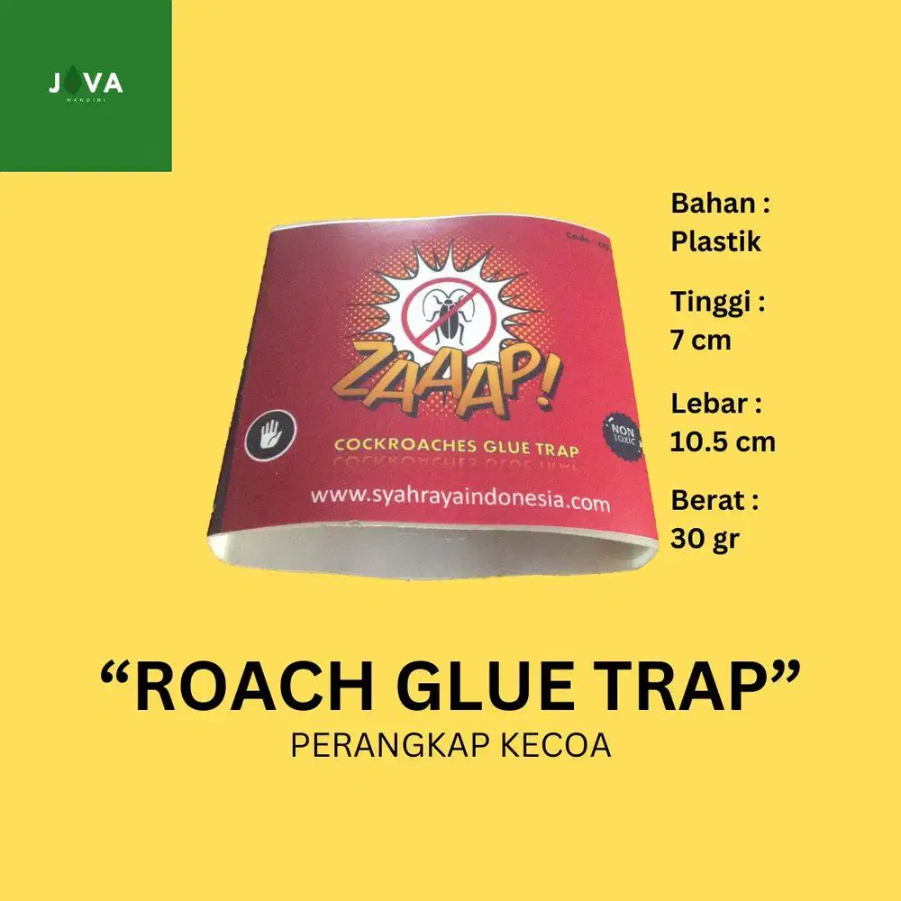 Perangkap Lem Kecoa Pest Control Balikpapan - Roach Glue Trap