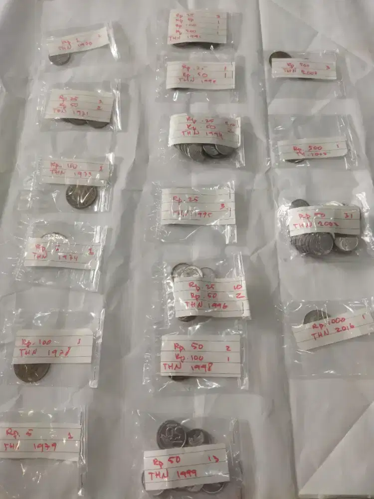 Dijual uang RI koin lama (hrg nego)