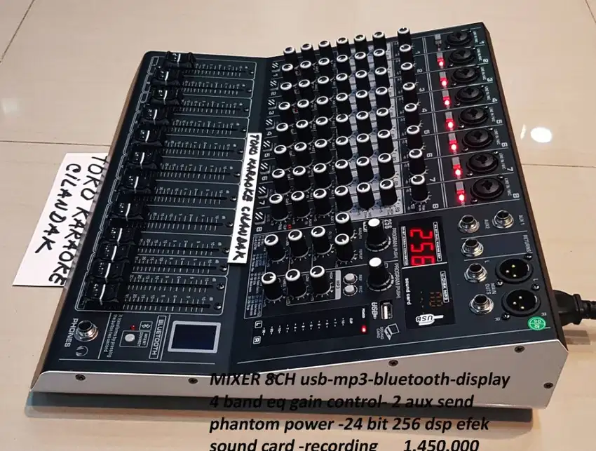 mixer 8 cnanel 256dsp