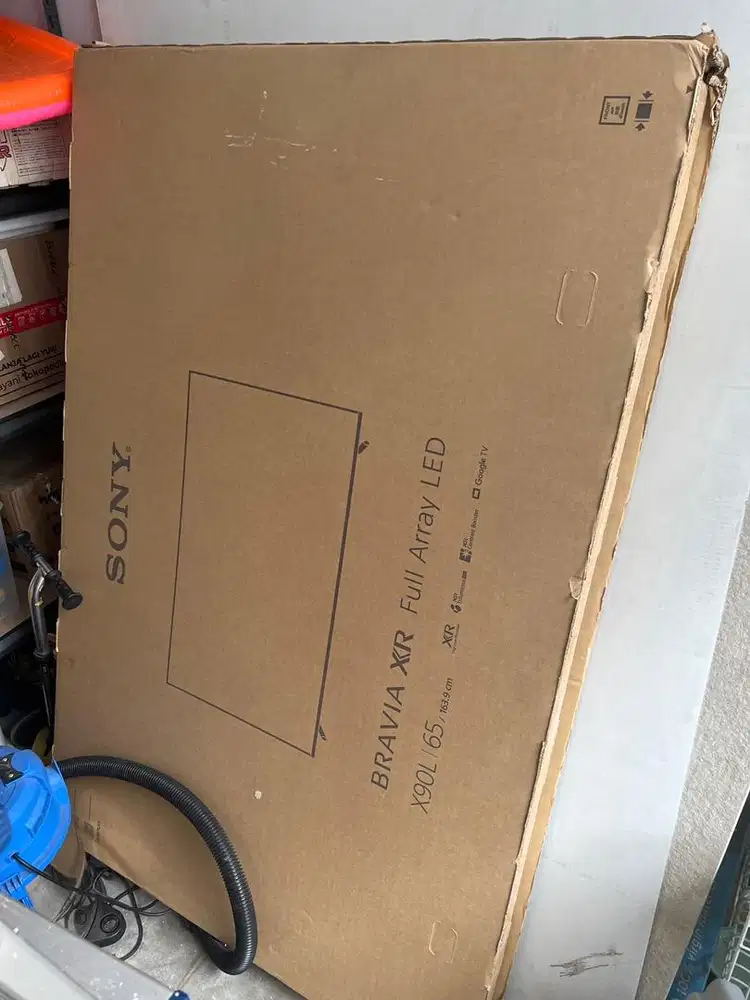 Kardus tv sony x90L 65inch