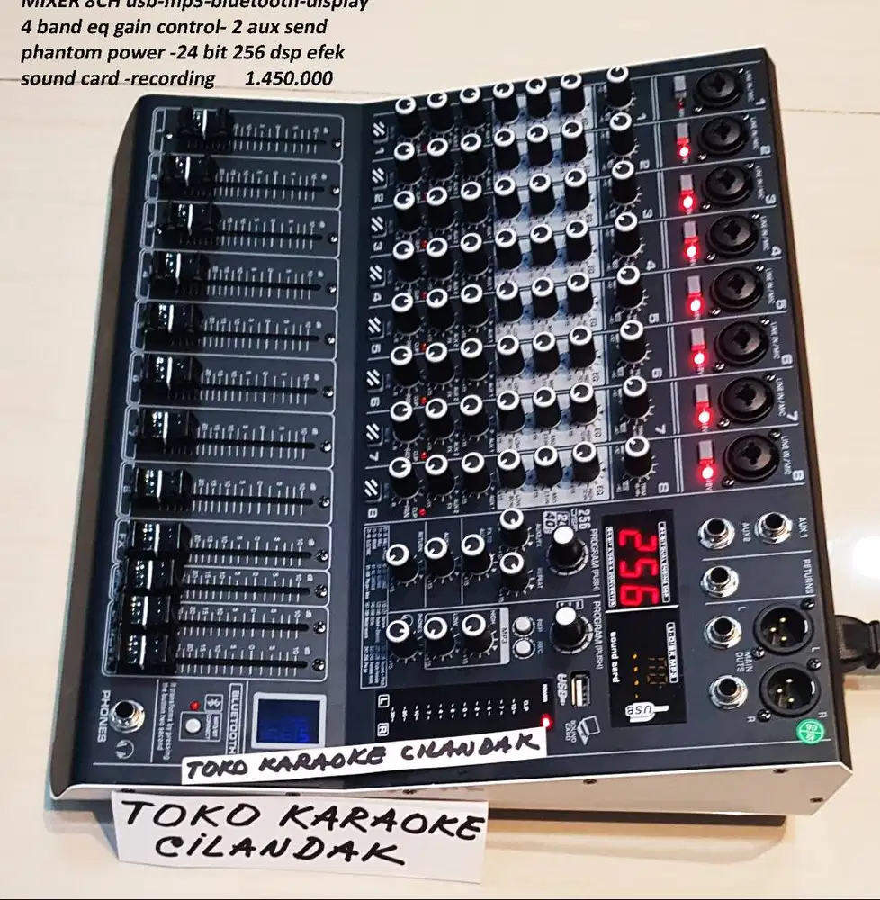 MIXER 8CH BLUETOOTH 1.450.000