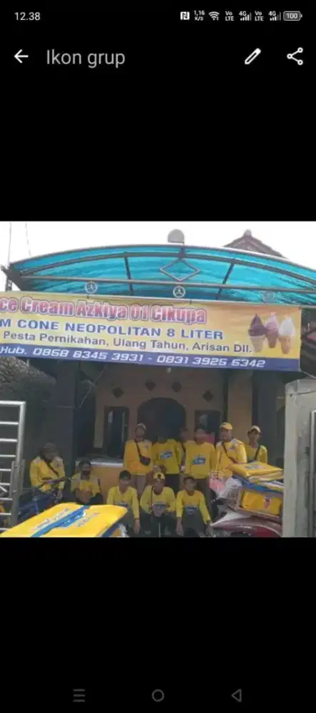 Pedagang es krim keliling