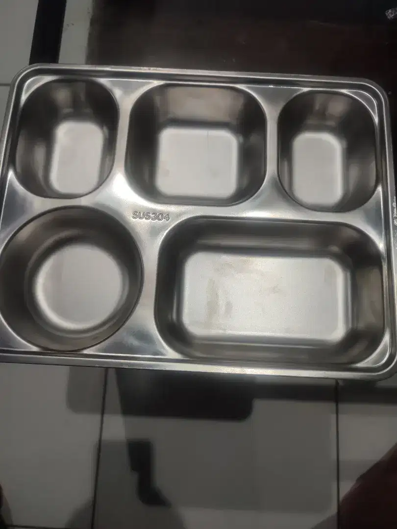 FOOD TRAY MAKANAN STAINLESS