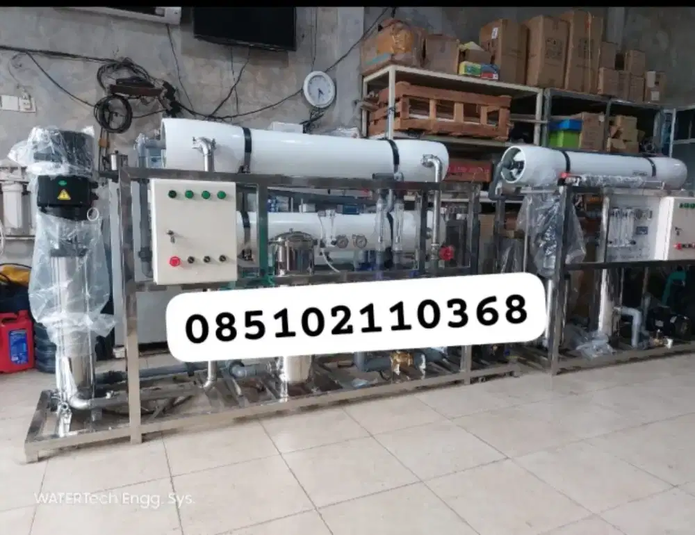 mesin ro reverse osmosis tds rendah amdk depo air isi ulang galon