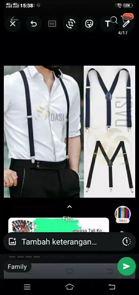 Aneka Suspender Bretel Remaja dan Dewasa