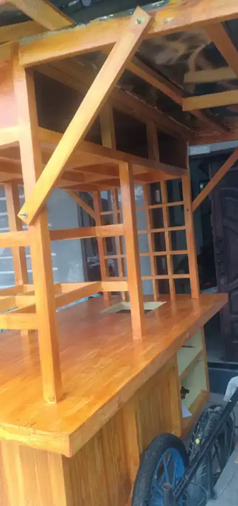 Gerobak dorong jualan