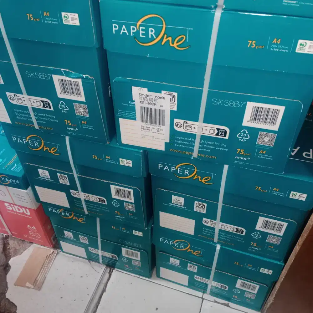 Di beli kertas hvs a4/f4 paper one 75gsm