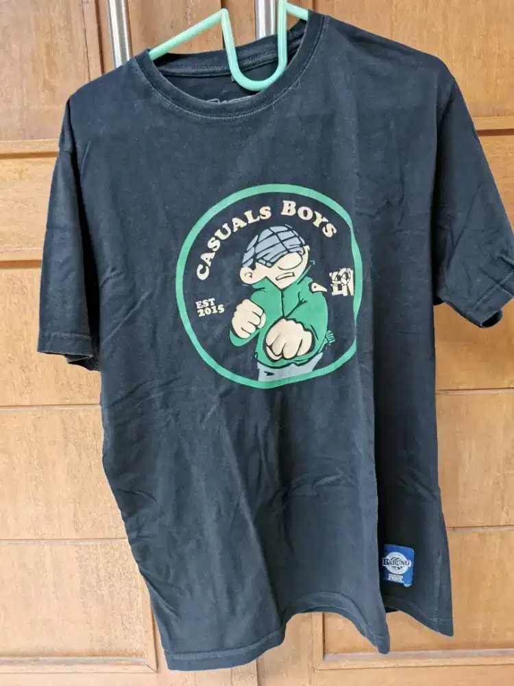 Kaos casuals boy hitam