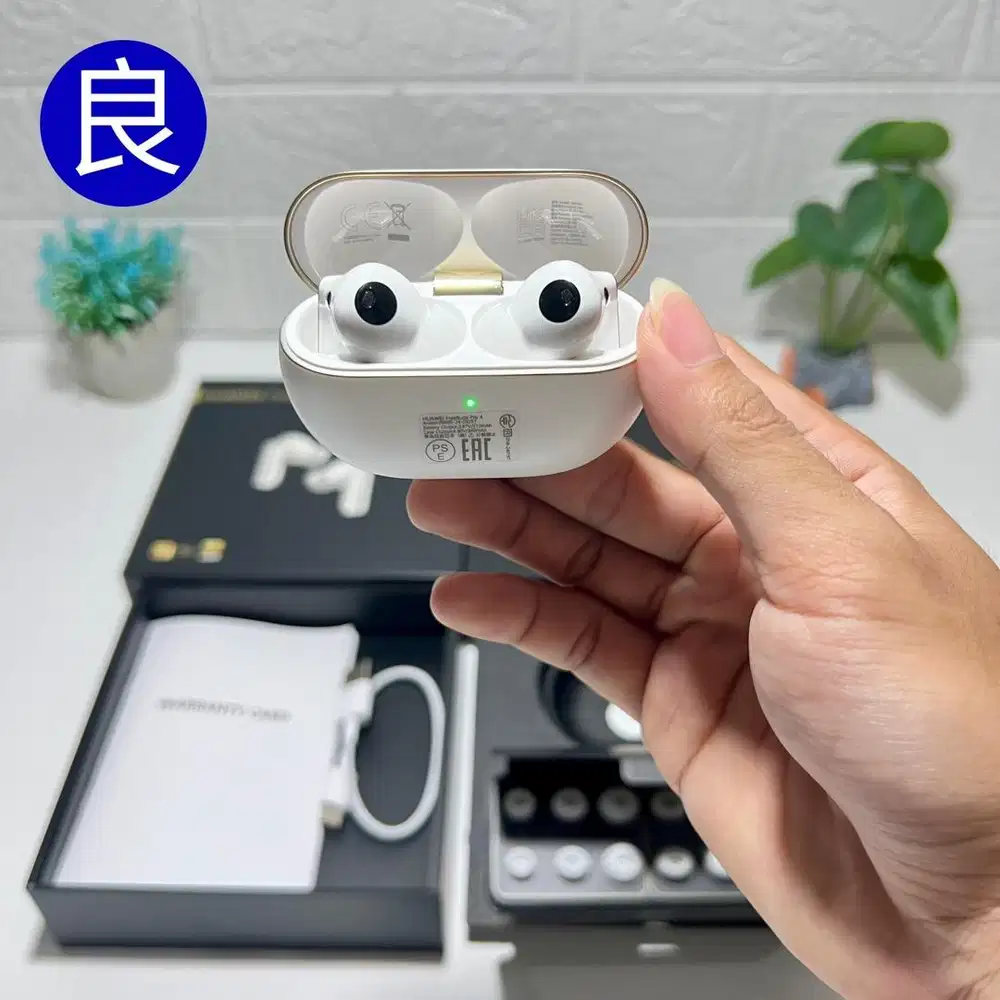 Huawei FreeBuds Pro 4 White Garansi Resmi Indo Fullset Ori Mulus