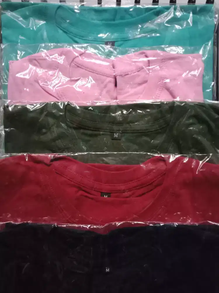 Kaos Polos Cotton Combat 30s 5pcs