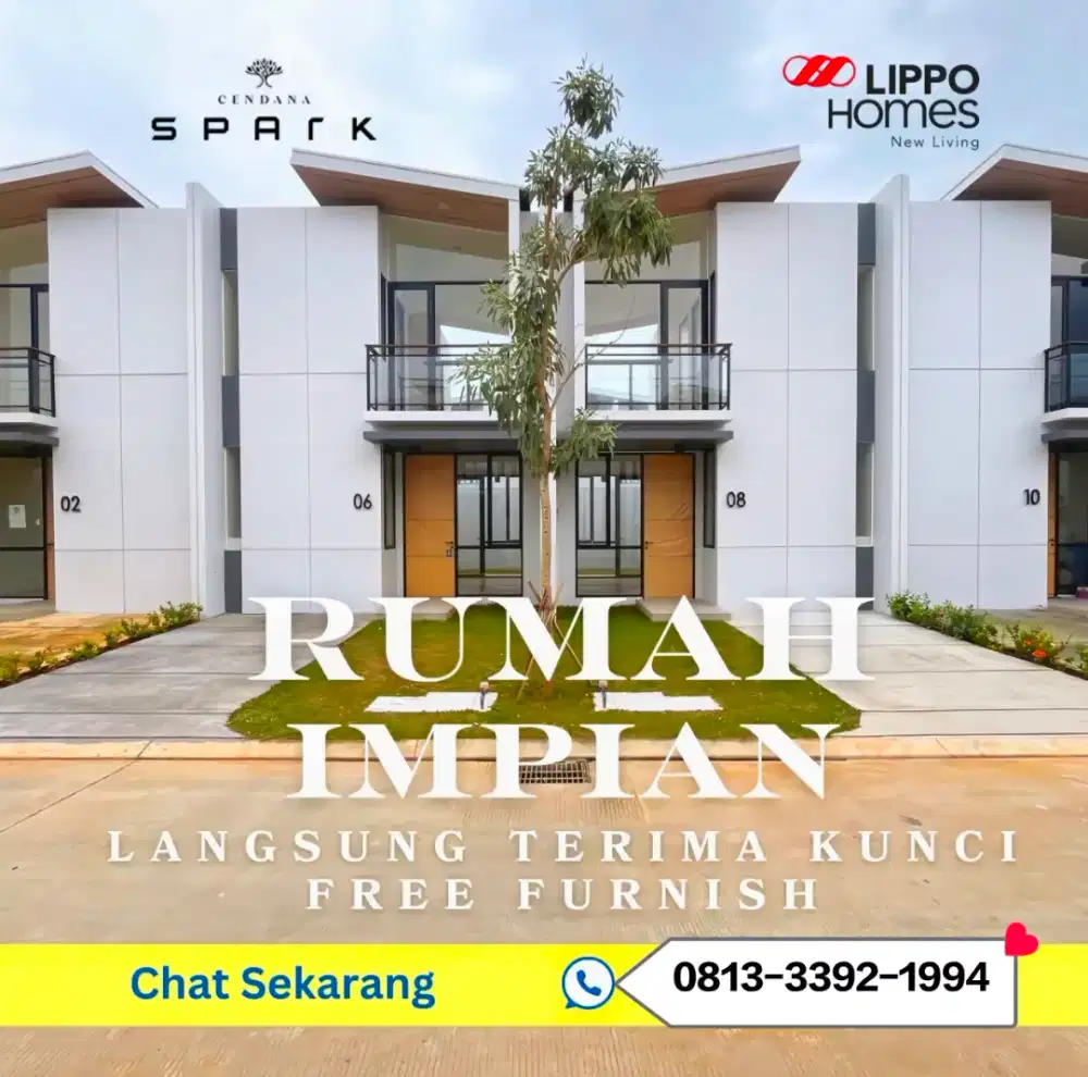 Cluster cendana South lippo cikarang, depan Central Park meikarta