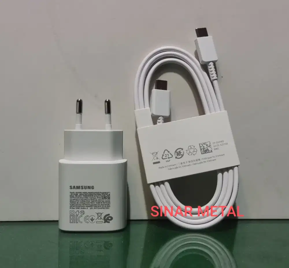 Charger Samsung 25W Super Fast Charging Samsung A52S A35 Note 10 S20