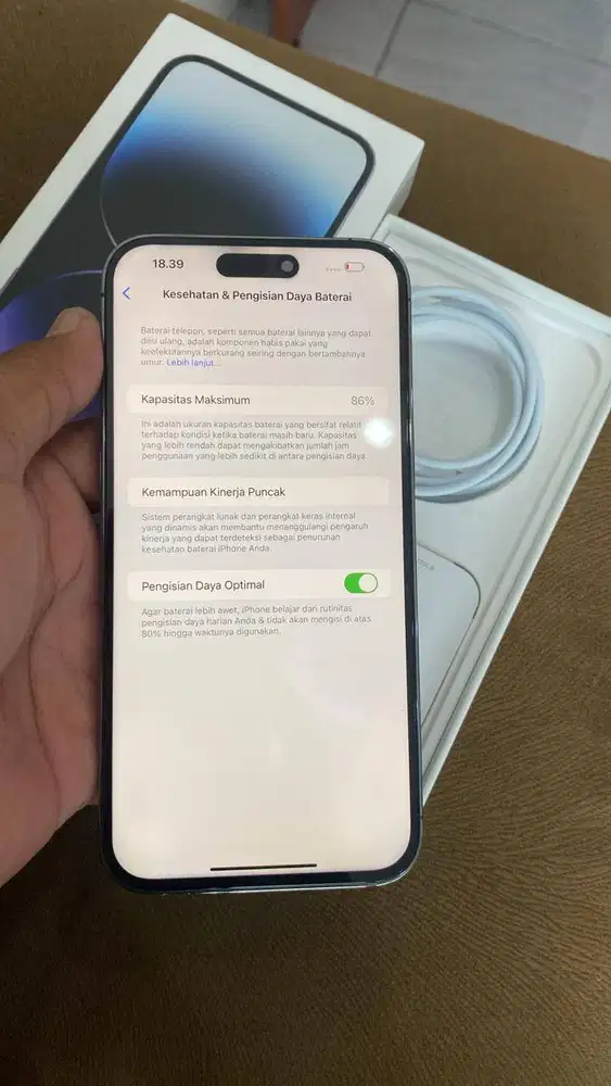 iPhone 15 Plus 128 GB ibox lengkap mulus ori